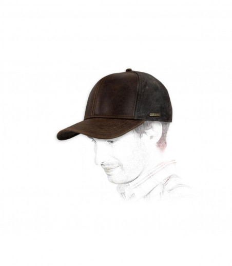 Gorra campbell cuir